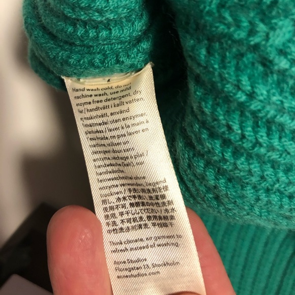 Acne Studios green Pansy beanie - Picture 3 of 3